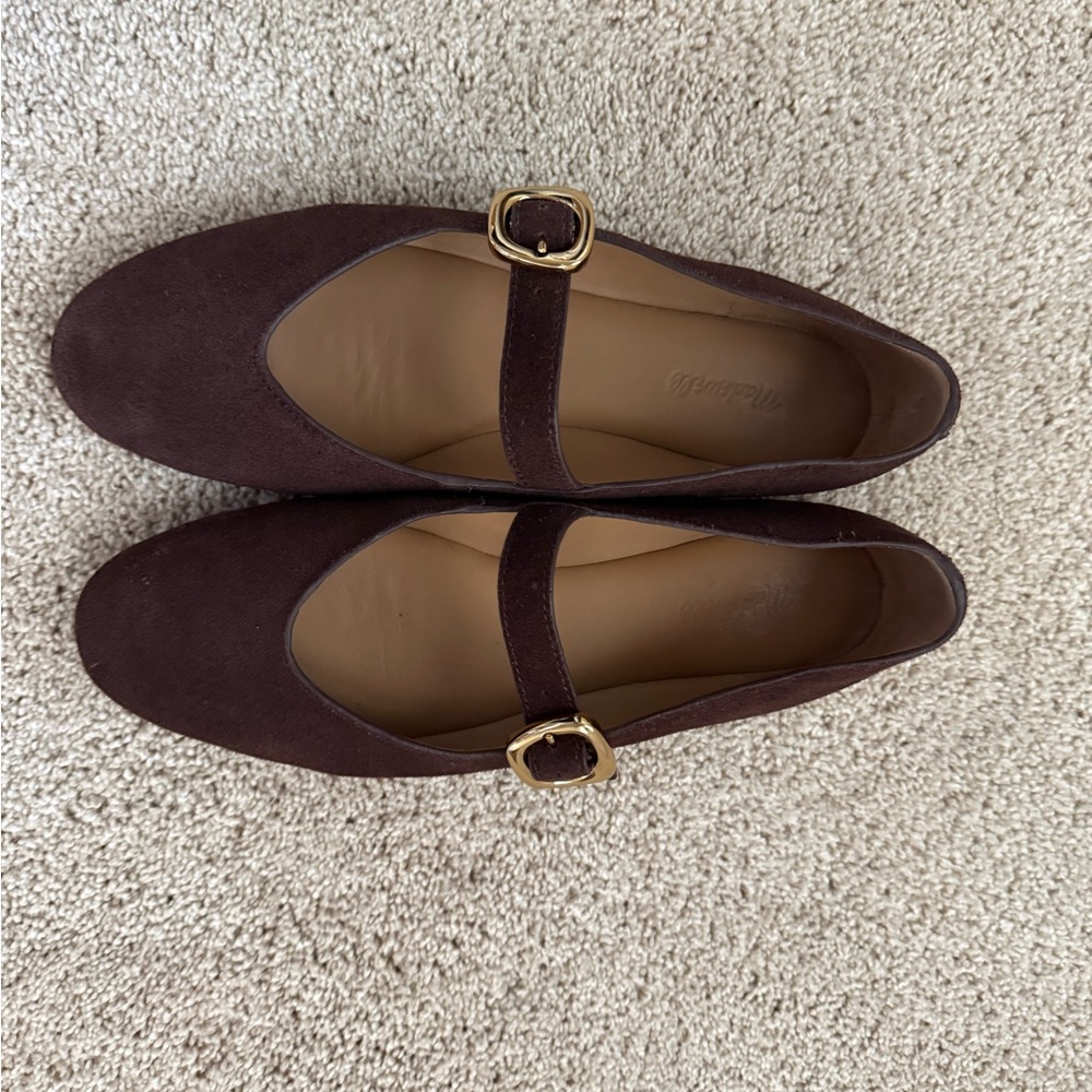 Madewell Remy Ballet Flat in Suede - Picture 6 of 9